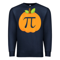 Navy funny halloween and thanksgiving pumpkin pi math  gifts Premium Sweatshirt - maiPhamDesign