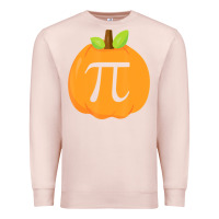 Pale Pink funny halloween and thanksgiving pumpkin pi math  gifts Premium Sweatshirt - maiPhamDesign
