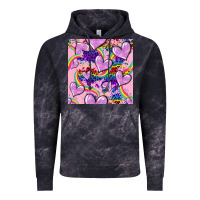 Cloud Black pride heart seamless pattern Vintage Hoodie - FaDigitalArtStudio