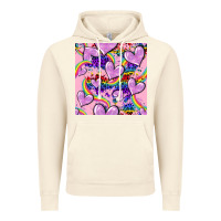 Vintage Artic pride heart seamless pattern Vintage Hoodie - FaDigitalArtStudio
