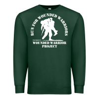 Sports Green memorial warrior project Premium Sweatshirt - maiPhamDesign