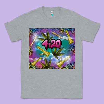 4 20 Marijuana Holiday Classic Tee Designed By Tumblerdesignbyshophia