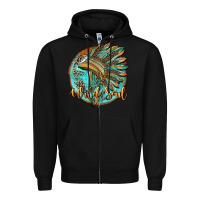 Black wild soul Zipper Hoodie - BarkalooDesign