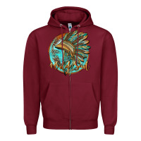 Burgundy wild soul Zipper Hoodie - BarkalooDesign