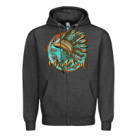 Charcoal Heather wild soul Zipper Hoodie - BarkalooDesign