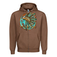 Chestnut wild soul Zipper Hoodie - BarkalooDesign