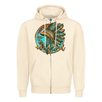Sandshell wild soul Zipper Hoodie - BarkalooDesign