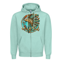 Seafoam wild soul Zipper Hoodie - BarkalooDesign