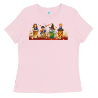 Bubblegum Pink wizards coffee cups Ladies Tee - TumblerDesignByShophia