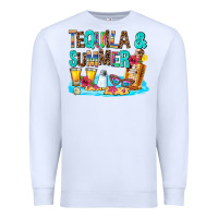 White tequila and summmer Premium Sweatshirt - AdoDesignShop