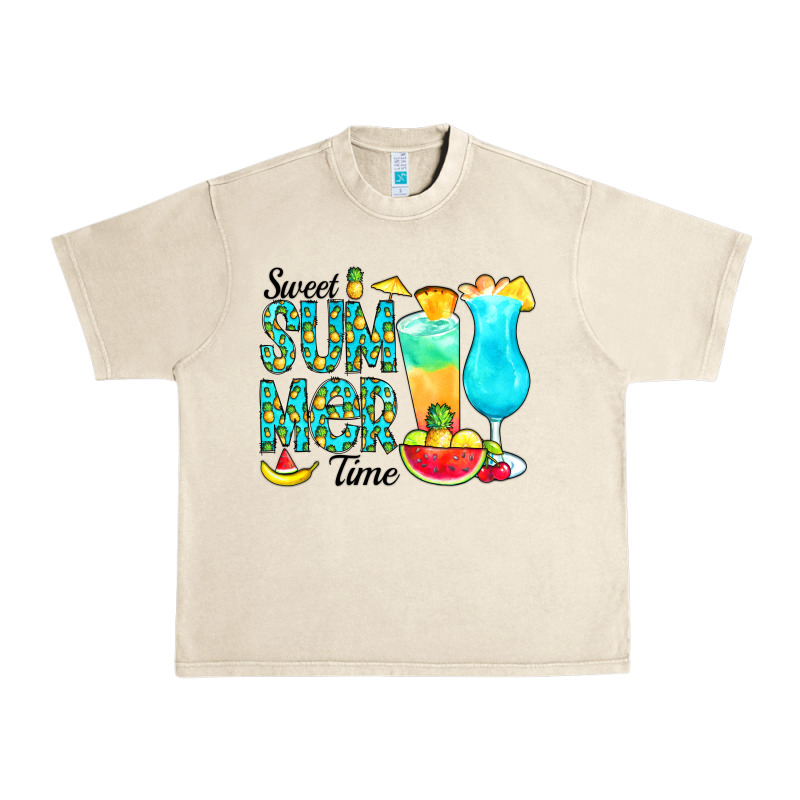 Sweet Summer Time Pineapple Urban Heavy Tee by CowCowDesign | Teevron