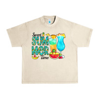 Sandshell sweet summer time pineapple Urban Heavy Tee - CowCowDesign