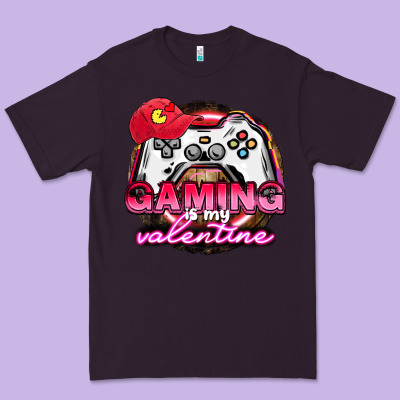 Gaming Is My Valentine Premium Tee Designed By Howdyjamesfarm