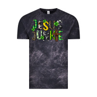 Cloud Black Jesus junkie St. Patrick's Vintage Tee - CowGirlArtShop