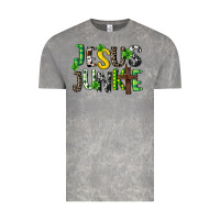 Cloud Rock Jesus junkie St. Patrick's Vintage Tee - CowGirlArtShop