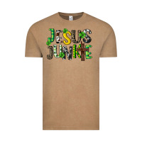 Vintage Coffee Jesus junkie St. Patrick's Vintage Tee - CowGirlArtShop