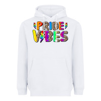 White prıde vıbes Heavyweight Hoodie - AdoDesignShop
