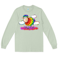 Matcha rainbow sheep pride Long Sleeve Tee - FaDigitalArtStudio