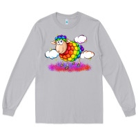 Moon Dust rainbow sheep pride Long Sleeve Tee - FaDigitalArtStudio