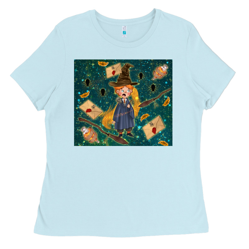 Wizard Boy With Mouse Ladies Tee by TumblerDesignByShophia | Teevron