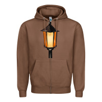 Chestnut street lamp Zipper Hoodie - BarkalooDesign