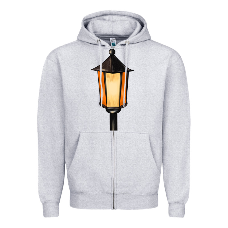 Street Lamp Zipper Hoodie by BarkalooDesign | Teevron