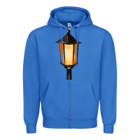 True Royal street lamp Zipper Hoodie - BarkalooDesign