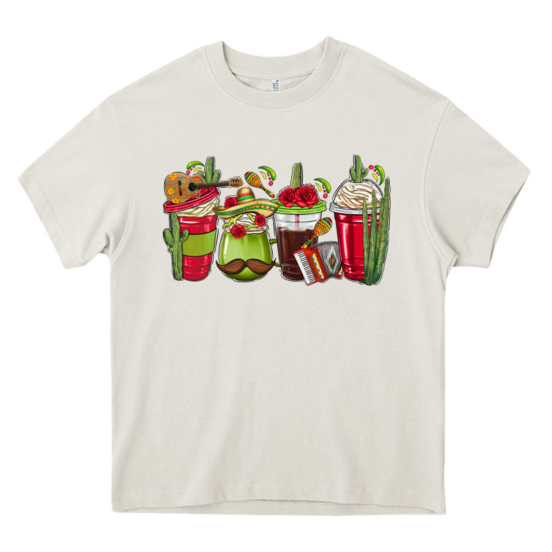 Mexico Coffee Cups Heavy Core Tee by texasbilliewilder | Teevron