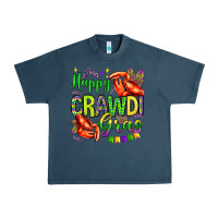 Midnight Navy happy crawdi gras olivia Urban Heavy Tee - OliviaCreatesArt