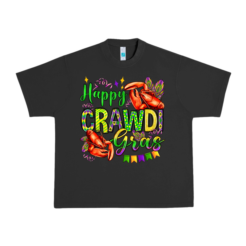 Happy Crawdi Gras Olivia Urban Heavy Tee by OliviaCreatesArt | Teevron
