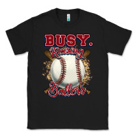 Black Busy raising ballers Classic Tee - HowdyJamesFarm