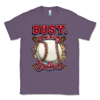 Lavender Busy raising ballers Classic Tee - HowdyJamesFarm