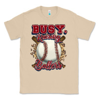 Mushroom Busy raising ballers Classic Tee - HowdyJamesFarm