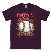 Plum Busy raising ballers Classic Tee - HowdyJamesFarm