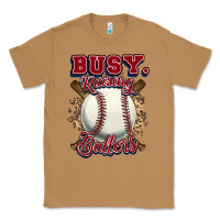 Toasted Coconut Busy raising ballers Classic Tee - HowdyJamesFarm