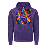Cloud Purple lgbt flag seamless pattern Vintage Hoodie - FaDigitalArtStudio