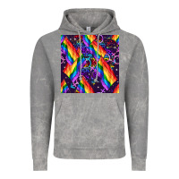 Cloud Rock lgbt flag seamless pattern Vintage Hoodie - FaDigitalArtStudio