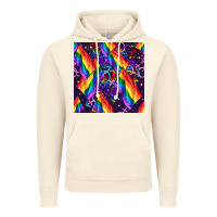 Vintage Artic lgbt flag seamless pattern Vintage Hoodie - FaDigitalArtStudio