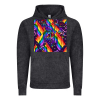 Vintage Black lgbt flag seamless pattern Vintage Hoodie - FaDigitalArtStudio