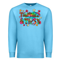 Ocean Blue tanned and tipsy Premium Sweatshirt - AdoDesignShop