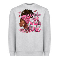 In October We Wear Pink Heavyweight Sweatshirt | Teevron