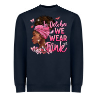 Navy in october we wear pink Heavyweight Sweatshirt - BarkalooDesign