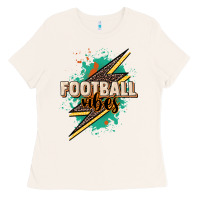 Bone Football Vibes Ladies Tee - HowdyJamesFarm