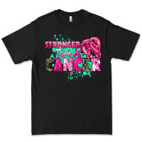 Black Stronger than Cancer Premium Tee - HowdyJamesFarm