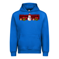 Cobalt Christmas snowman Urban Hoodie - JahusDesignShop