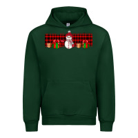 Forest Green Christmas snowman Urban Hoodie - JahusDesignShop