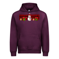 Mauve Wine Christmas snowman Urban Hoodie - JahusDesignShop