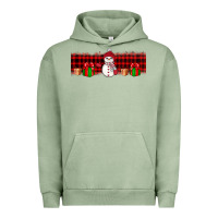 Pigment Oil Green Christmas snowman Urban Hoodie - JahusDesignShop