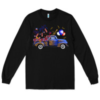 Western Truck Fourth Of July Long Sleeve Tee | Teevron