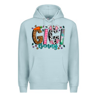 Blue Mist gigi bunny Premium Hoodie - CowhideDigitalArt